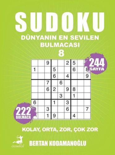 Sudoku - Dünyanın En Sevilen Bulmacası 8 | Kitap Ambarı