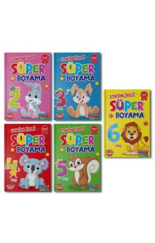 Süper Boyama 10 set+1 Set (55 Kitap) | Kitap Ambarı