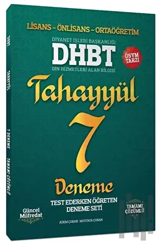 Tahayyül 2022 DHBT 7 Deneme Çözümlü | Kitap Ambarı