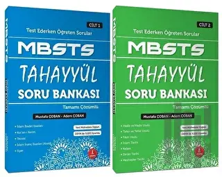 Tahayyül 2022 MBSTS Soru Bankası Çözümlü Set | Kitap Ambarı