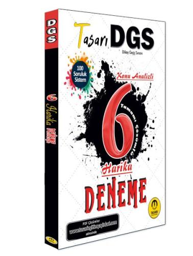 DGS 6 Harika Deneme PDF Çözümlü Tasarı Yayınları | Kitap Ambarı