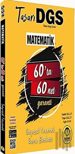 Tasarı DGS Matematik 60'ta 60 Net Sayısal Yetenek Soru Bankası Video Ç