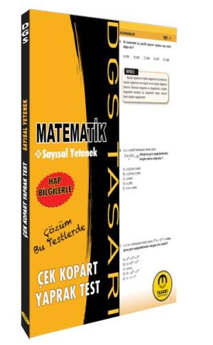 DGS Matematik Yaprak Test | Kitap Ambarı