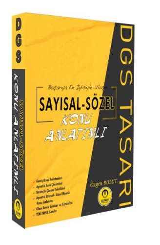 DGS Sayısal Sözel Konu Anlatımı | Kitap Ambarı