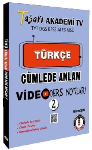 DGS Türkçe Cümlede Anlam Video Ders Notları - 2 | Kitap Ambarı