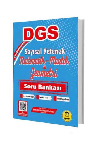 Tasarı Yayınları 2025 DGS Sayısal Yetenek Matematik Mantık Geometri So