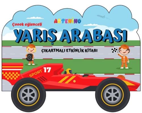 Taşıtlar Serisi - Yarış Arabası Çıkartmalı Etkinlik Kitabı | Kitap Amb