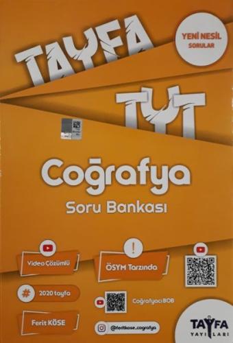 Tayfa TYT Coğrafya Soru Bankası (Yeni) | Kitap Ambarı