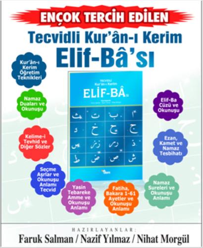 Tecvidli Kur'an-ı Kerim Elif-Ba'sı | Kitap Ambarı