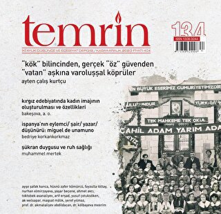 Temrin Düşünce ve Edebiyat Dergisi Sayı: 134 Kasım - Aralık 2023 | Kit