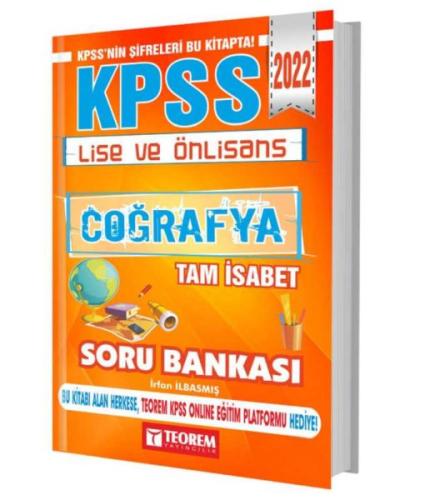 2022 KPSS Lise Ön Lisans Coğrafya Tam İsabet Soru Bankası | Kitap Amba