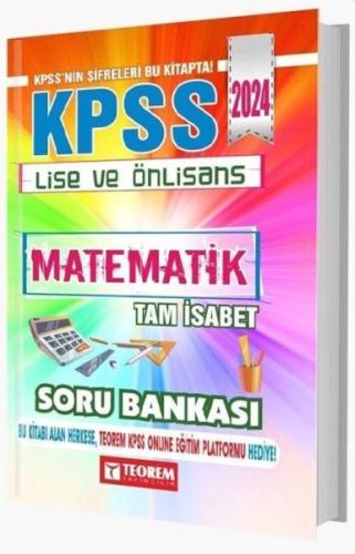 KPSS Lise Ön Lisans Tam İsabet Matematik Soru Bankası (Ciltli) | Kitap