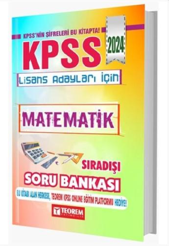 KPSS Lisans Matematik Sıradışı Soru Bankası (Ciltli) | Kitap Ambarı