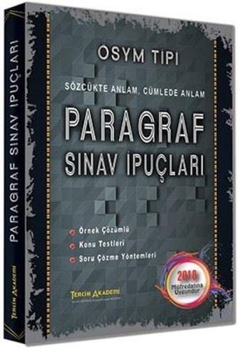 ÖSYM Tipi Paragraf Sınav İpuçları | Kitap Ambarı