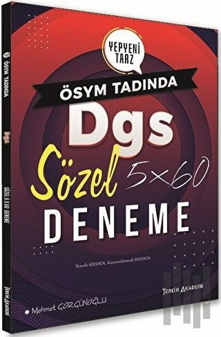 Tercih Akademi DGS Sözel 5X60 Deneme | Kitap Ambarı