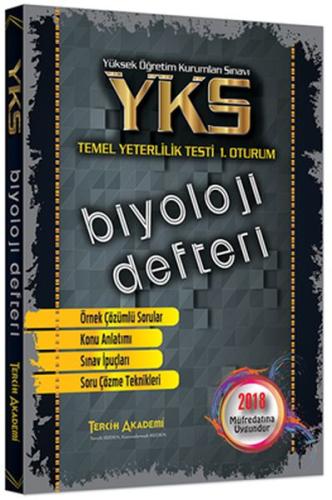 2018 YKS TYT Biyoloji Defteri 1. Oturum | Kitap Ambarı