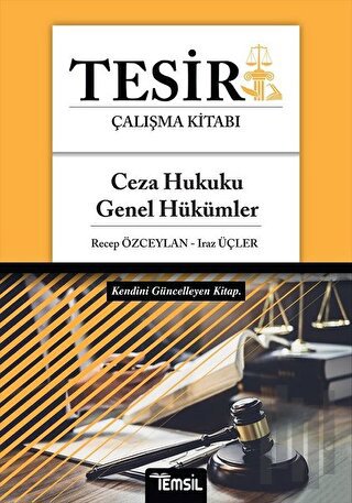 Tesir Ceza Hukuku Genel Hükümler Çalışma Kitabı | Kitap Ambarı