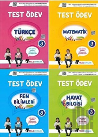 Test Ödev Seti - 3. Sınıf 4 Kitap | Kitap Ambarı