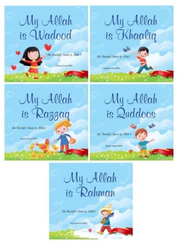 The Beautiful Names of Allah 1 5 Book Set | Kitap Ambarı