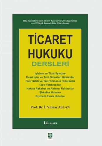 Ticaret Hukuku Dersleri | Kitap Ambarı