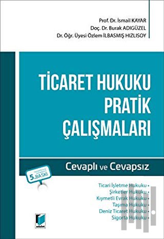 Ticaret Hukuku Pratik Çalışmaları | Kitap Ambarı