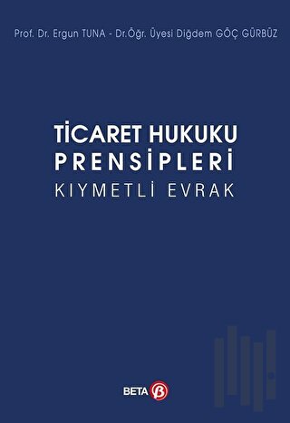 Ticaret Hukuku Prensipleri Kıymetli Evrak | Kitap Ambarı