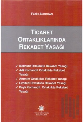 Ticaret Ortaklıklarında Rekabet Yasağı | Kitap Ambarı