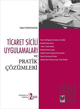 Ticaret Sicili Uygulamaları ve Pratik Çözümleri (Ciltli) | Kitap Ambar