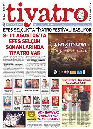 Tiyatro Gazetesi Ağustos 2023 | Kitap Ambarı