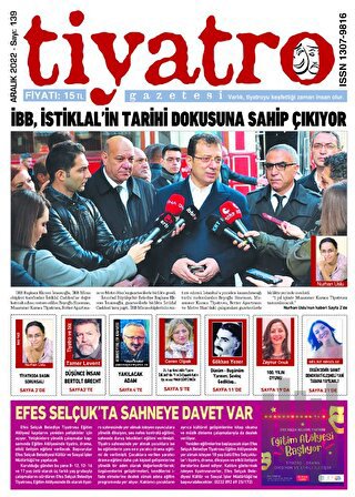 Tiyatro Gazetesi Sayı: 139 - Aralık 2022 | Kitap Ambarı