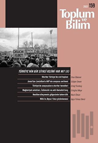 Toplum ve Bilim Dergisi Sayı: 159 | Kitap Ambarı