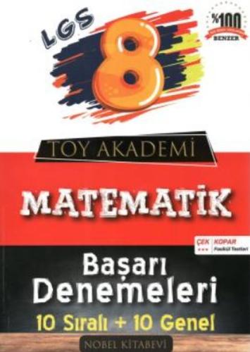 Toy Akademi 8.Sınıf Matematik 10 lu Deneme (Yeni) | Kitap Ambarı