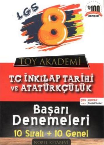 Toy Akademi 8.Sınıf T.C. İnkılap Tarihi 10 lu Deneme (Yeni) | Kitap Am