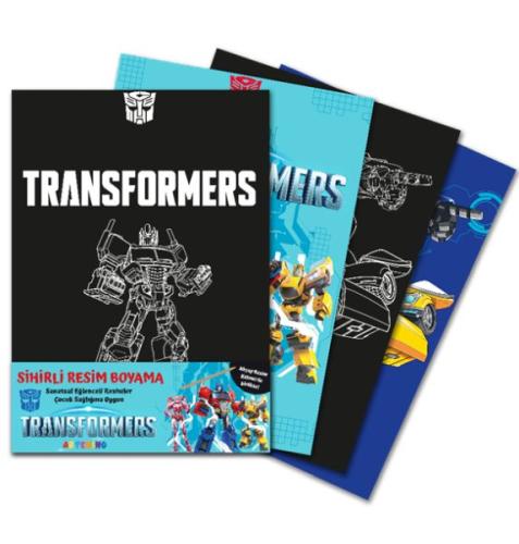 Transformers Sihirli Resim Boyama – Ahşap Kalem Hediyeli | Kitap Ambar