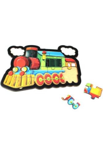 Tren Puzzle - Ahşap | Kitap Ambarı