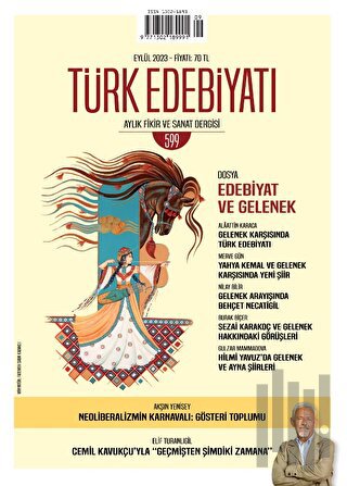 Türk Edebiyatı Dergisi Sayı: 599 Eylül 2023