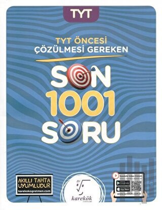 TYT Öncesi Çözülmesi Gereken Son 1001 Soru | Kitap Ambarı