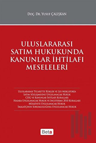 Uluslararası Satım Hukukunda Kanunlar İhtilafı Meseleleri | Kitap Amba