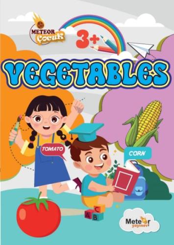 Vegetables Türkçe-İngilizce Boyama Kitabı | Kitap Ambarı