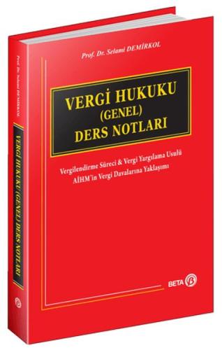 Vergi Hukuku (Genel) Ders Notları | Kitap Ambarı