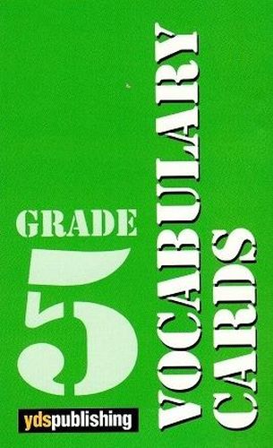 Vocabulary Cards Grade 5 | Kitap Ambarı