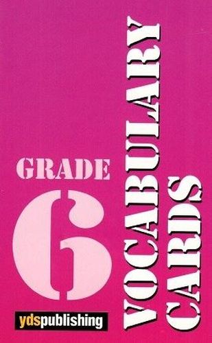 Vocabulary Cards Grade 6 | Kitap Ambarı