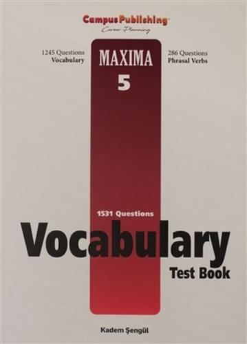 Vocabulary Test Book - Maxima 5 | Kitap Ambarı