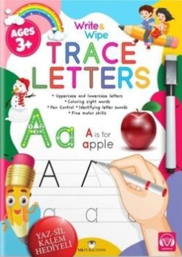 Trace Letters Write and Wipe Activity | Kitap Ambarı