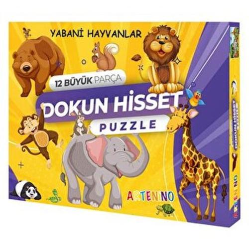 Yabani Hayvanlar - Dokun Ve Hisset Puzzle | Kitap Ambarı