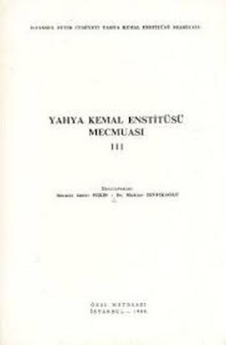 Yahya Kemal Enstitüsü Mecmuası 3. Cilt | Kitap Ambarı