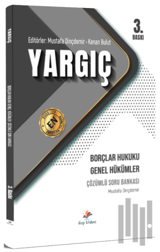 Yargıç 2022 Borçlar Hukuku Genel Hükümler Çözümlü Soru Bankası | Kitap