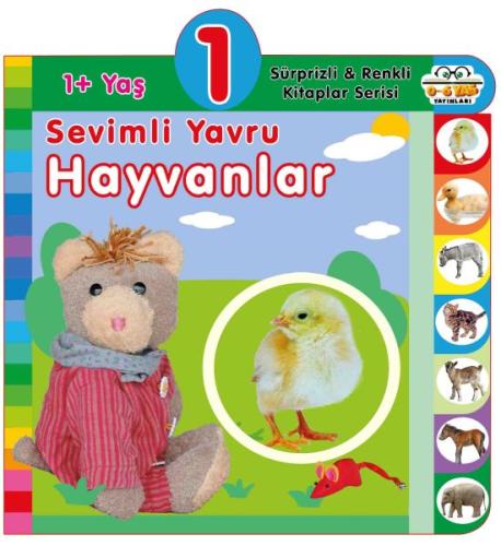 1+ Yaş Sevimli Yavru Hayvanlar (Ciltli) | Kitap Ambarı