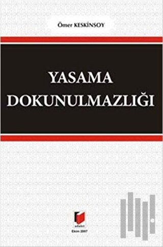 Yasama Dokunulmazlığı | Kitap Ambarı