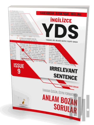 YDS İngilizce Irrelevant Sentence Issue 9 | Kitap Ambarı